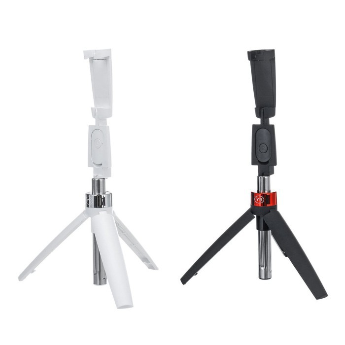 NEW TONGSIS SELFIE STICK PULPEN REMOTE / STICK3 in 1 WITH FILL LED LIGHT BLUETOOTH MULTIFUNGSI EXPANDABLE -SERBAGUNA