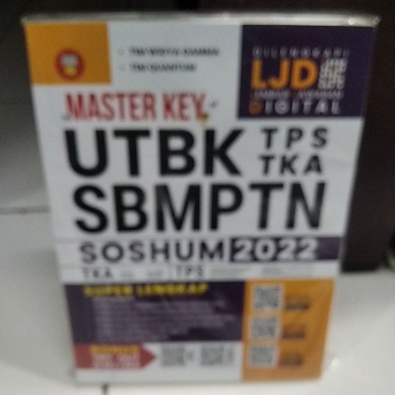 MASTER KEY UTBK TPS TKA SBMPTN  SOSHUM 2022