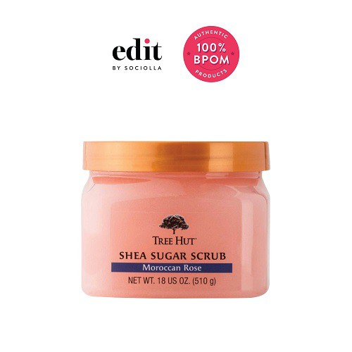 

Tree Hut Moroccan Rose - Shea Sugar Scrub - size: 510 gr - Edit by Sociolla