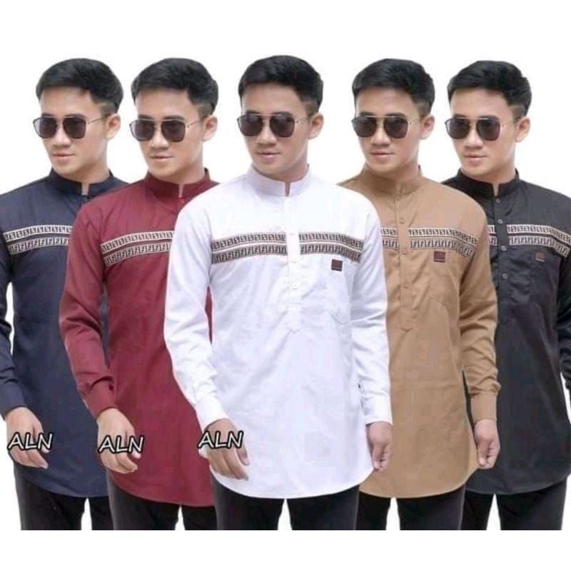 KOKO KURTA DEWASA LENGAN PANJANG||KOKO KURTA PRIA POLOS LENGAN PANJANG||KOKO KURTA MODEL KEKINIAN||K