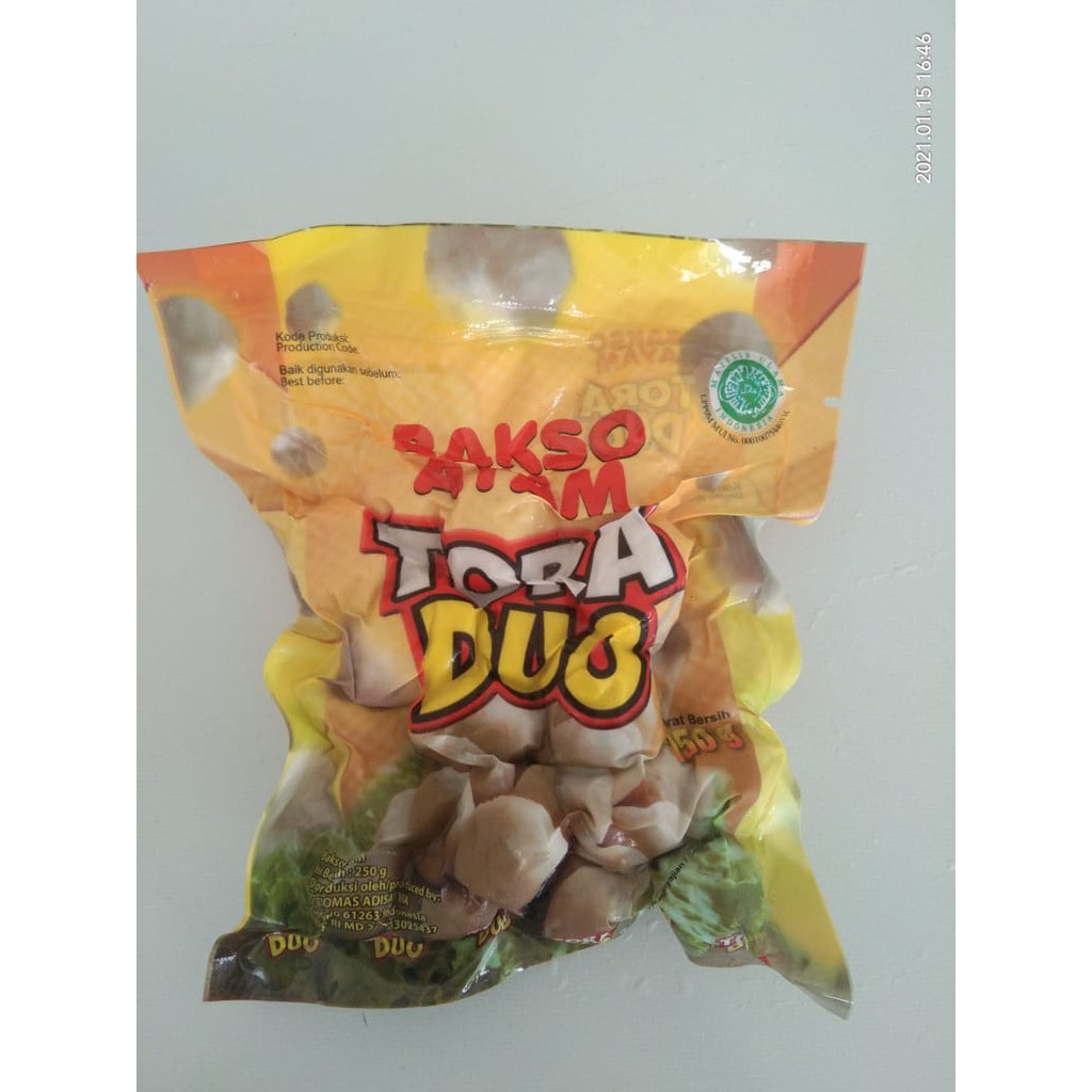 

Bakso Ayam Tora Duo netto.500 gr. harga reseller