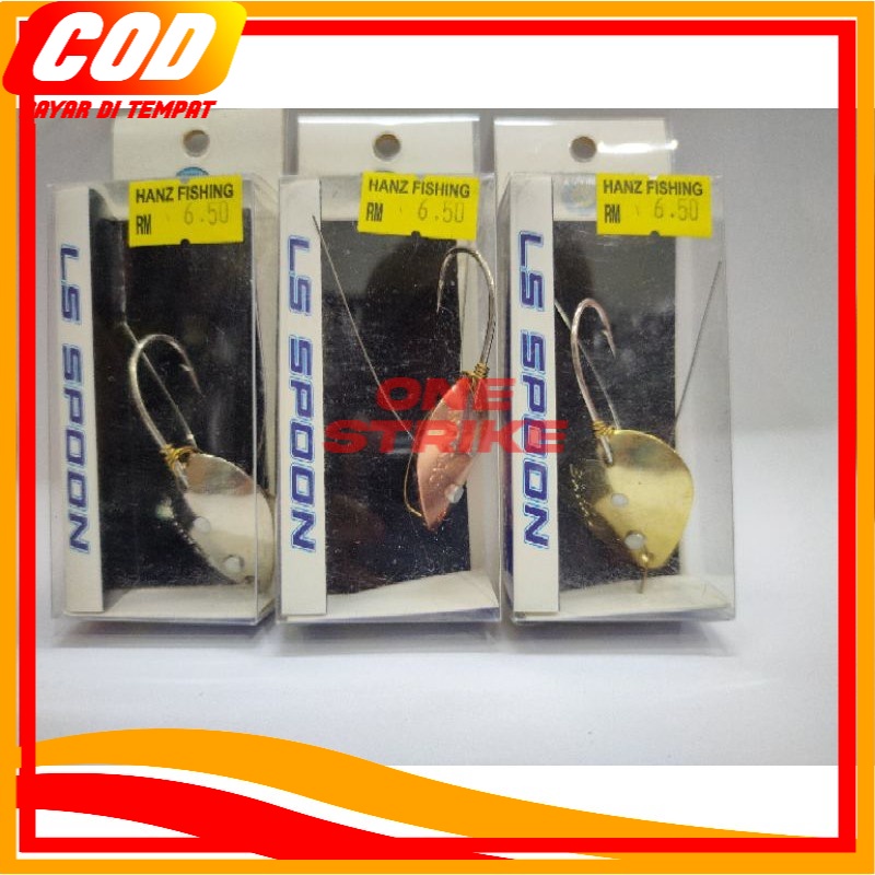 UMPAN PANCING BAKAU SPOON LS 5g/9g (GOLD/COPPER/SLV)