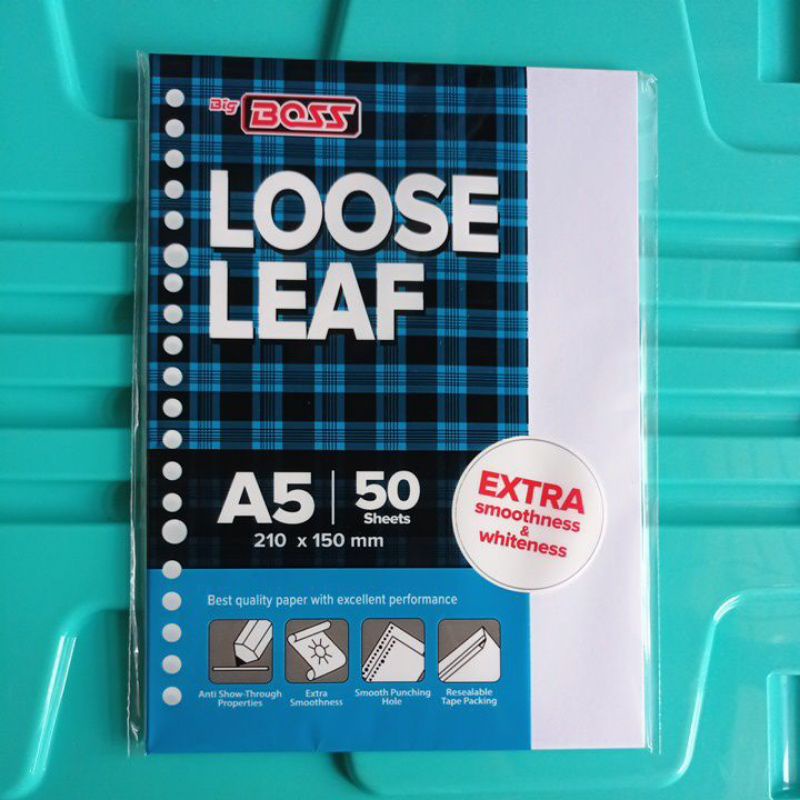 

Big Boss Loose Leaf A5 Polos [isi 50 lembar]