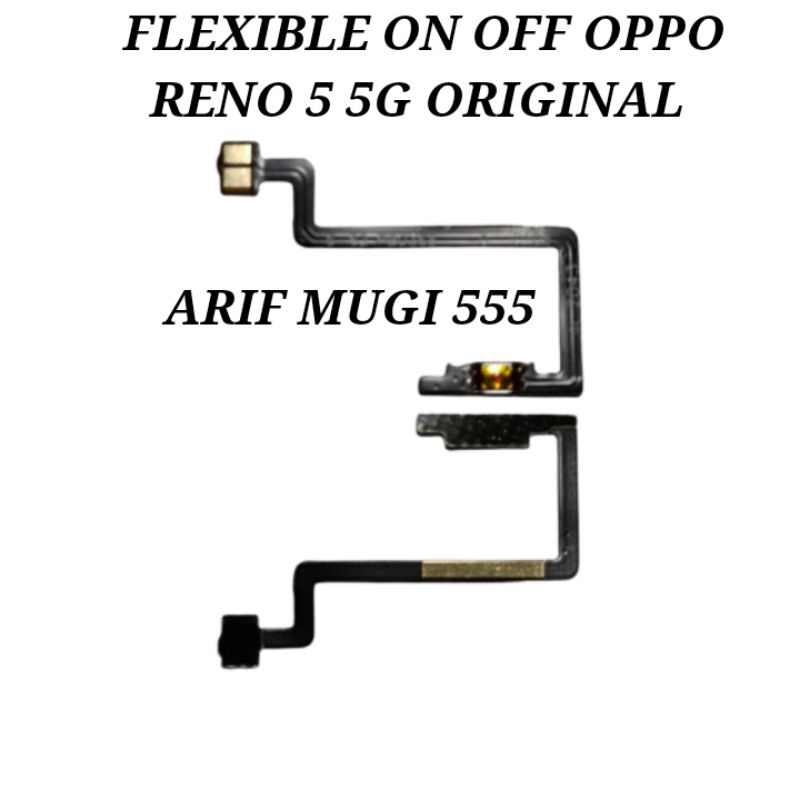 Flexible Flexible Tombol on off Oppo Reno 5 5G Original