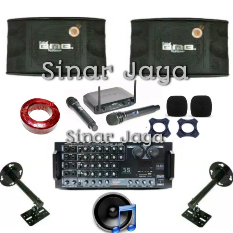 Paket Karaoke 10 inch 450Watt BMB CS 450V - Ampli LD1008B EXTRA BASS