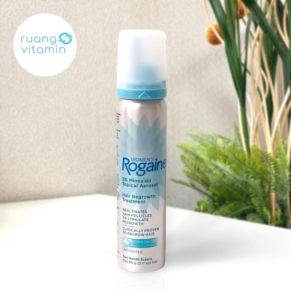 ROGAINE Women's Foam 5% Minoxidil (60 gr) ECER