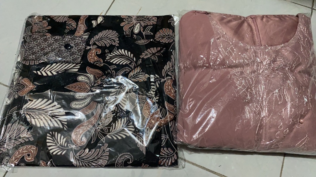 Maura Couple - Sania Ruffle Batik Couple Ori Ndoro Jowi Garansi Termurah Shopee - Batik Brokat