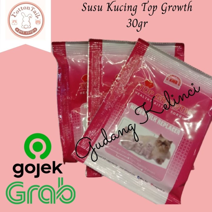 Susu Kucing Top Growth 30gr Healthy Kitten Formula Sachet