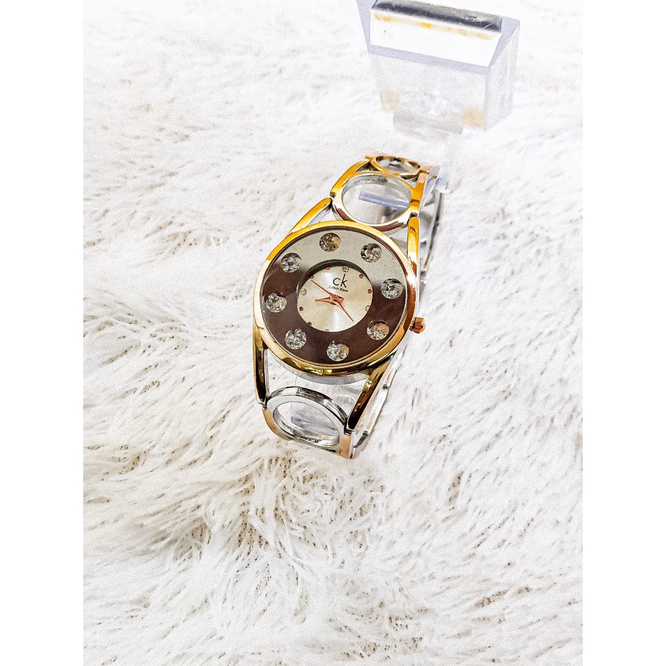 Jam Tangan Wanita Rantai Unik - Jam Tangan Murah + Gratis Kotak