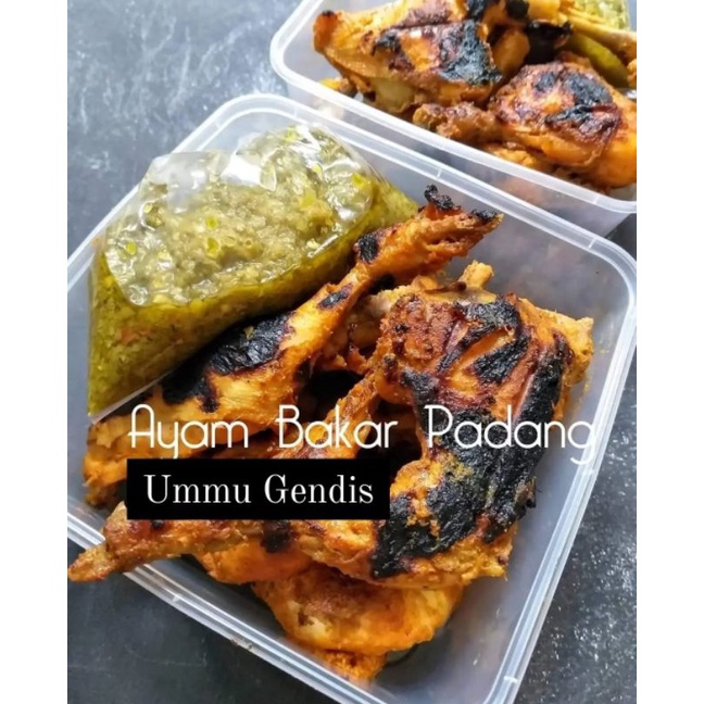 

Ayam bakar padang 6ptg + sambal ijo Frozen food