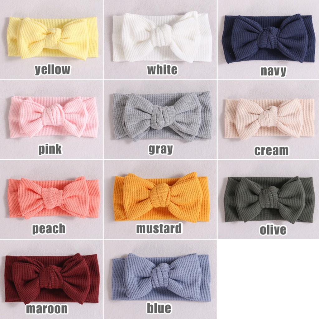 (Big Bow) Bandana bayi headband jumbo premium import pita anak perempuan catalog jbay JB X