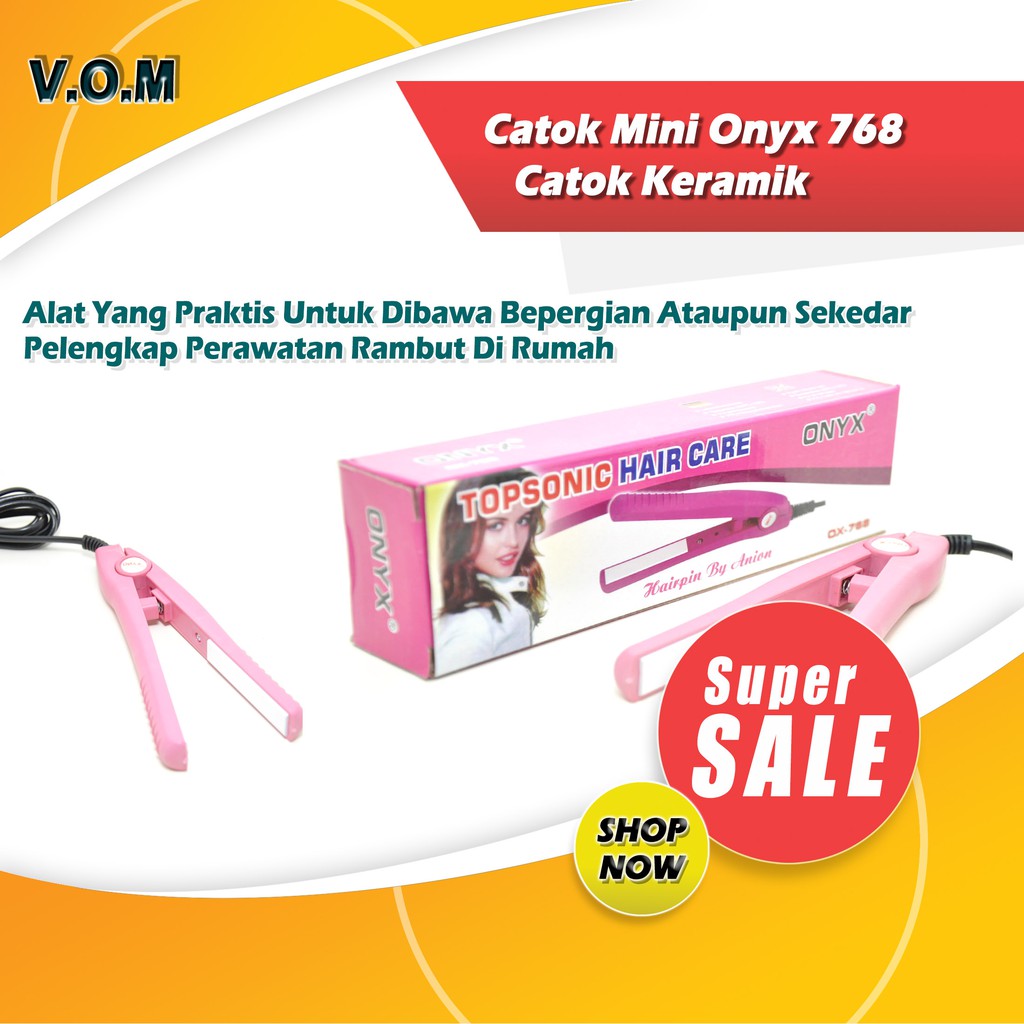 VOM 0454 Catok Mini Onyx 768 Catok Keramik Murah Meriah - 0454