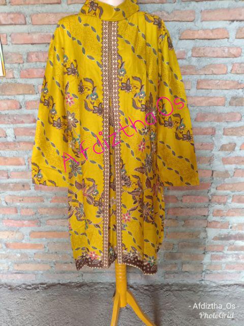 Tunik Batik Unggul Jaya Madura Jaya Kuning