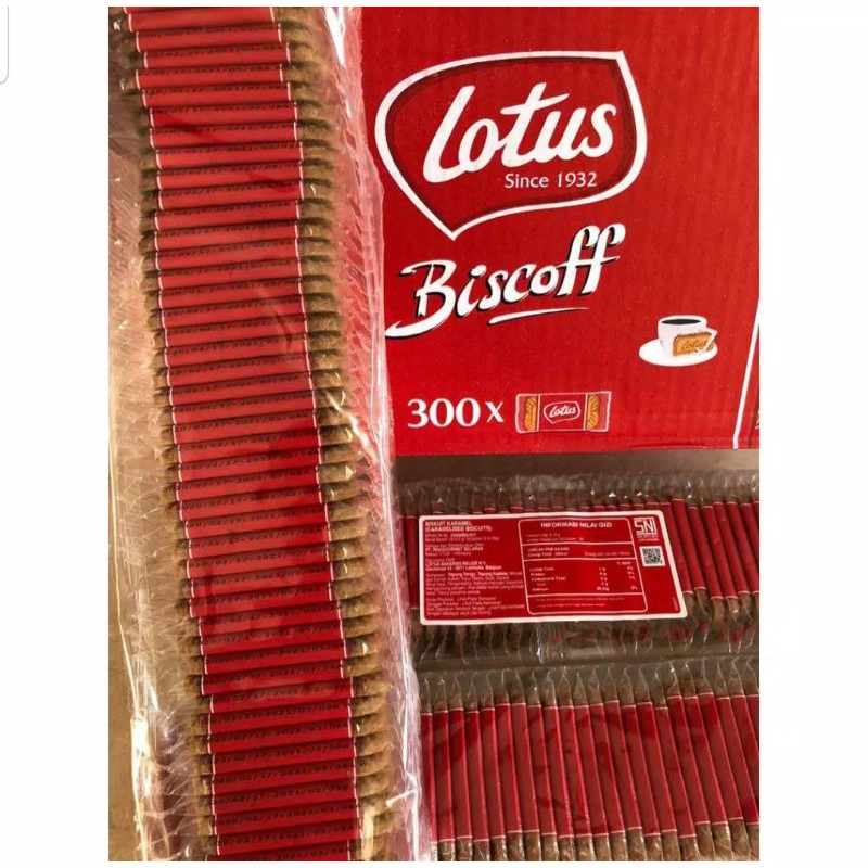 biskuit lotus biscoff isi 50pcs