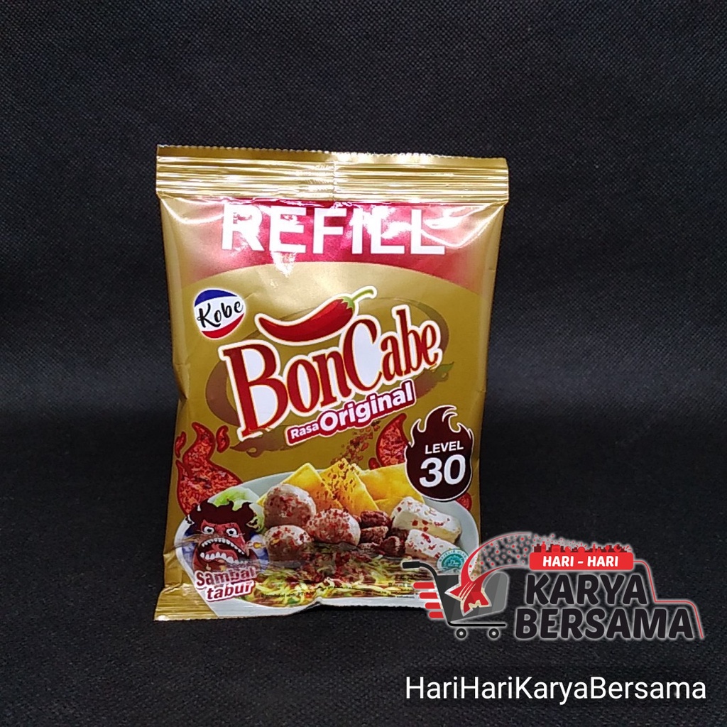 

KOBE BON CABE SAMBAL TABUR ORIGINAL REFILL LEVEL 30 35GR