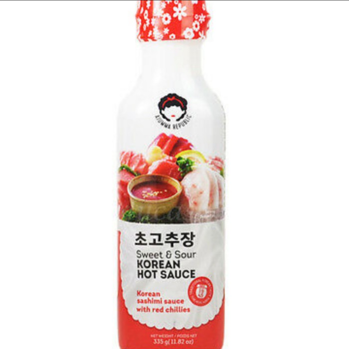 

Promo Terbatas - Ajumma Korean Sweet Sour Spicy Sashimi Sauce Bumbu Saus Pedas Korea