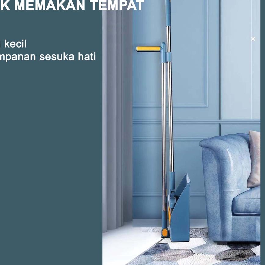 Promo 3.3 Set Sapu Lipat Pengki - Alat Pembersih Lantai Otomatis