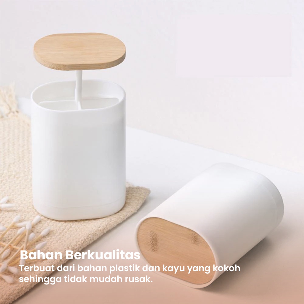Tempat Tusuk Gigi Cotton Bud Organizer