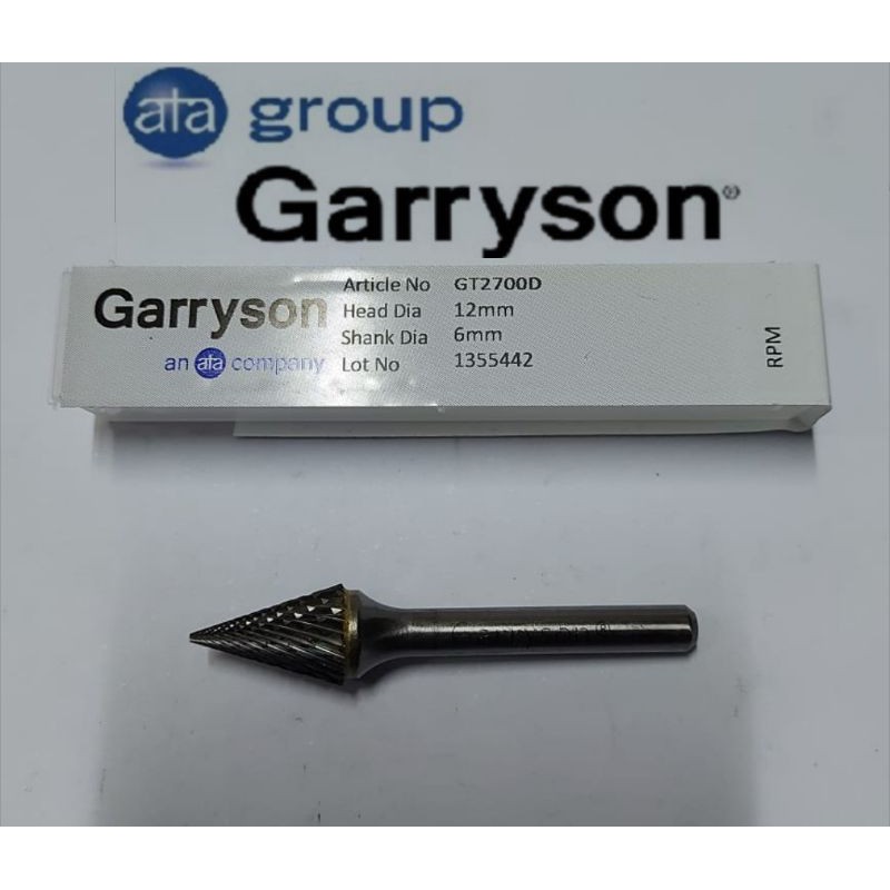 GARRYSON GT2700D Carbide Burrs Rotary Tungsten (England)