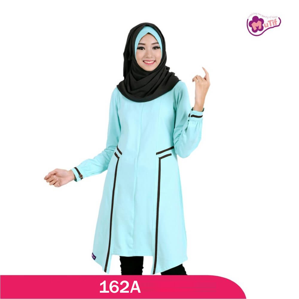 Baju Muslim Mutif - Baju Tunik - Busana Muslim Wanita