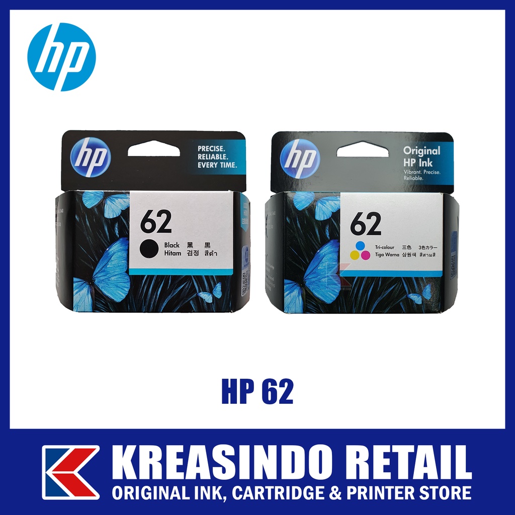 HP 62 Tinta / Cartridge Original