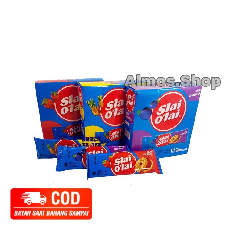 slai O'lai Rsa Stroberi / Blueberry / Nanas 1 Box isi 10pcs