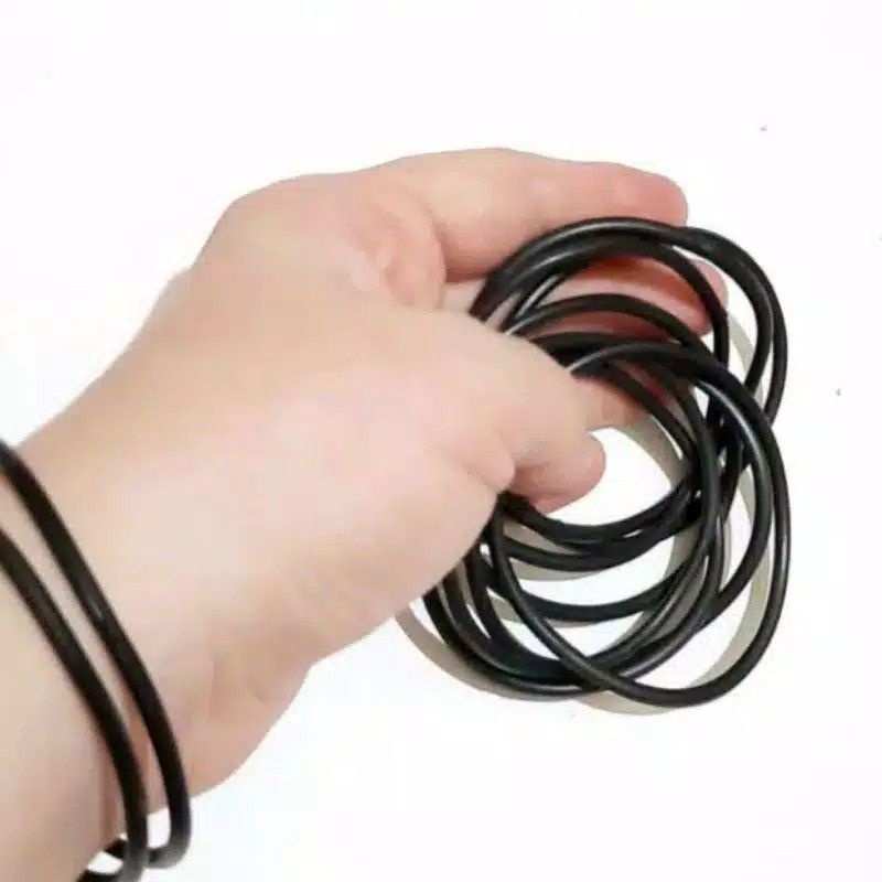 GELANG KARET HITAM GELANG SEAL