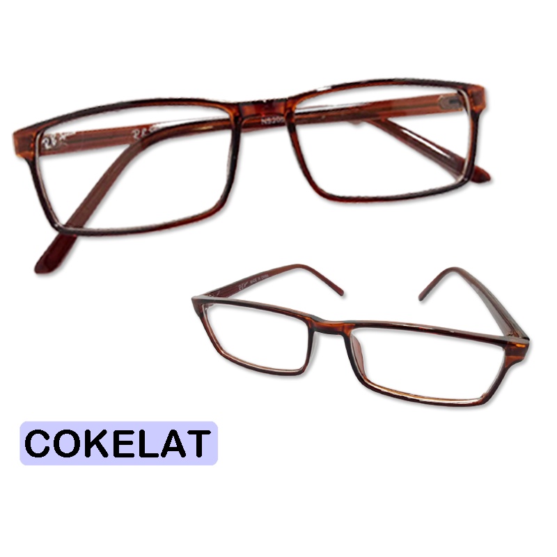 TERSEDIA &amp; COD Frame Kacamata Anti Radiasi PREMIUM untuk Wanita Pria Kacamata Korea Fashion Cewek Eyeglasses Kaca mata Komputer Hp