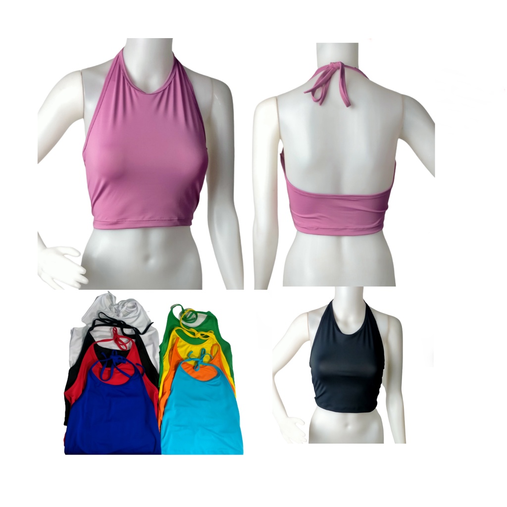 BAJU SENAM TANKTOP CROP TOP DANCE GYM KODE 187