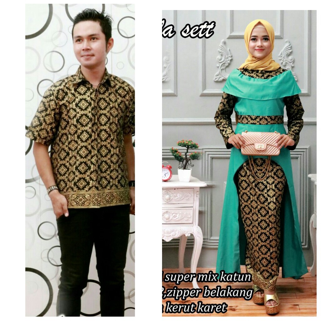 GROSIR BATIK COUPLE NABILLA SET