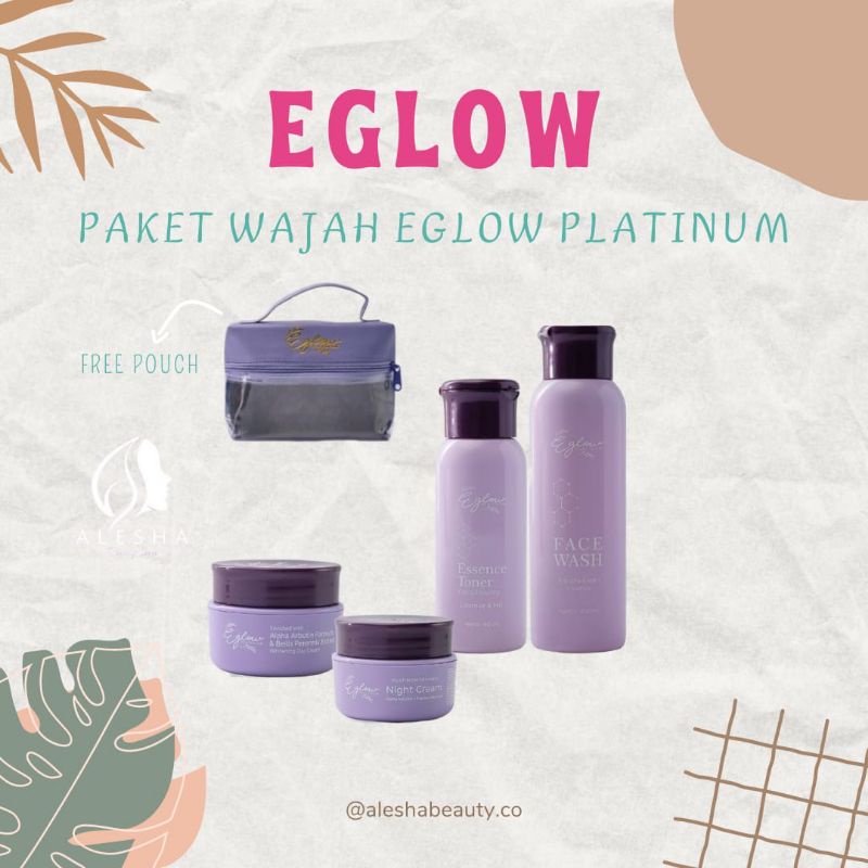 E GLOW PLATINUM / E GLOW ORIGINAL BPOM / E GLOW ACNE /  E GLOW ULTIMATE/CREAM E GLOW