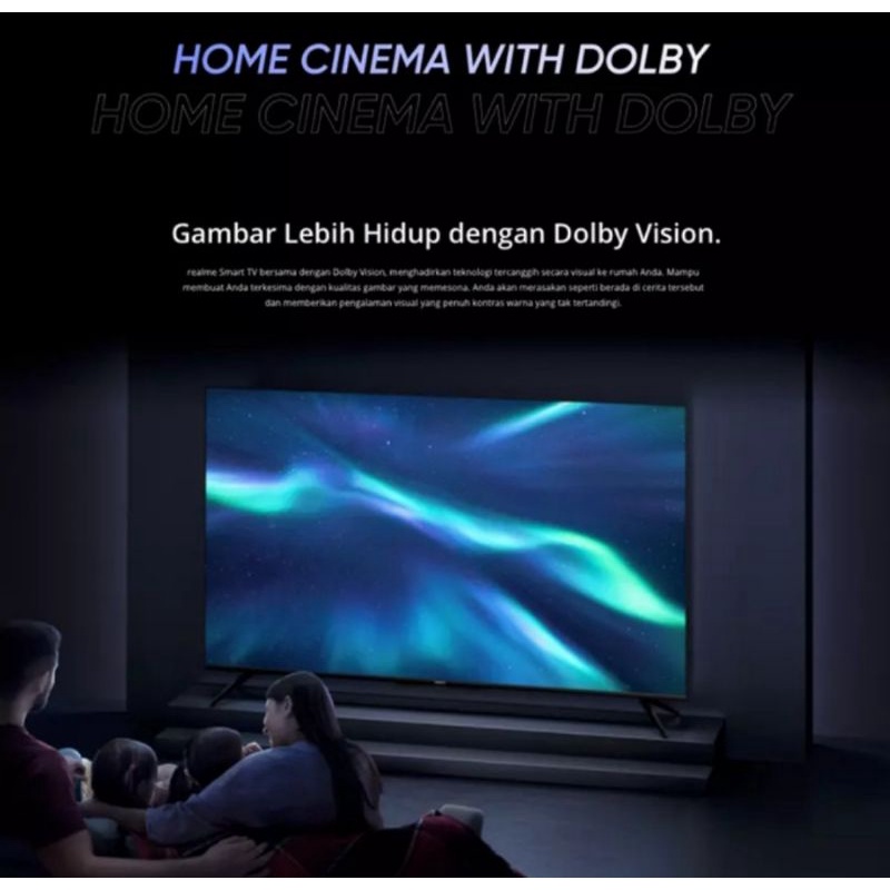 TV REALME 50 inch 4K BUILT-IN VOICE ASSISTANT (LUAR MEDAN)