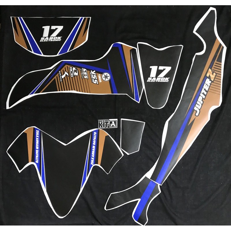 DECAL STIKER JUPITER Z STICKER DEKAL STRIPING CUSTOM MOTOR D-O1-011