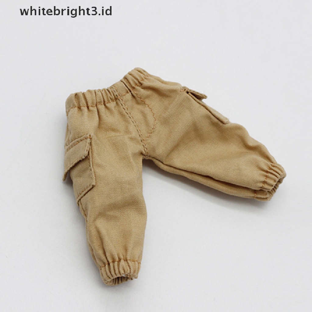 (whitebright3.id) Celana Panjang Overall Untuk Aksesoris Boneka OB11 Skala 1: 12