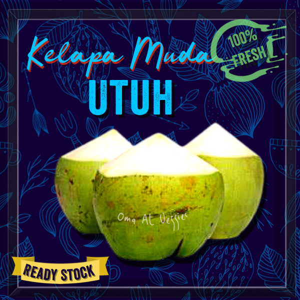 

KELAPA MUDA UTUH SEGAR / FRESH COCONUT PER BUAH