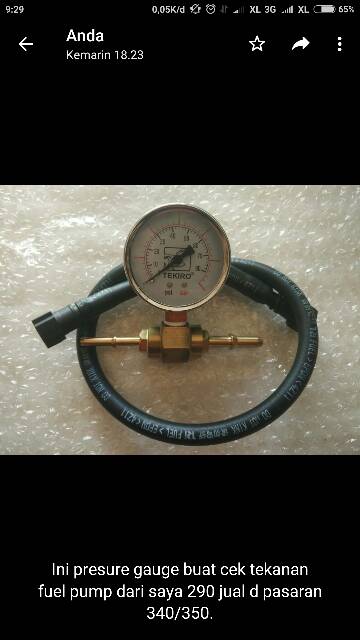 PRESURE GAUGE ALAT TES FUEL PUMP ALL MOTOR INJECTION DAN VIXION OLD