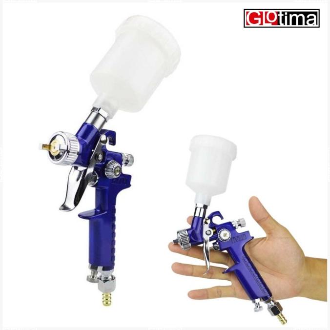 Spray Gun Nozzle HVLP Airbrush Paint Alat Spet Cat Semprot Tabung Atas Termurah