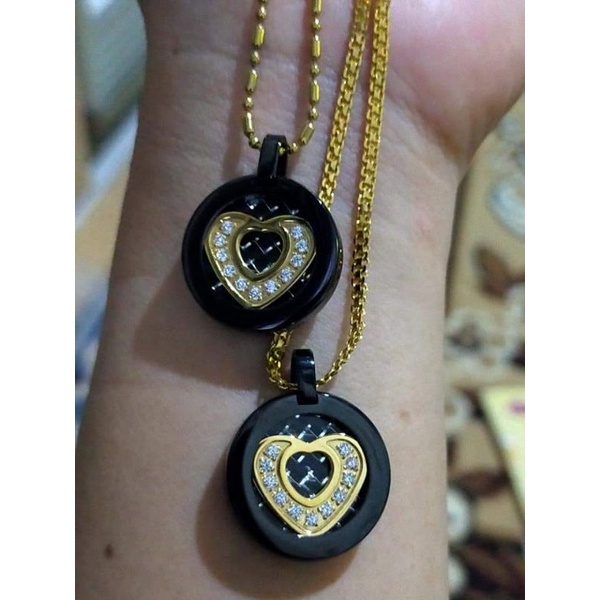Pendant Rura Heart Black MCI