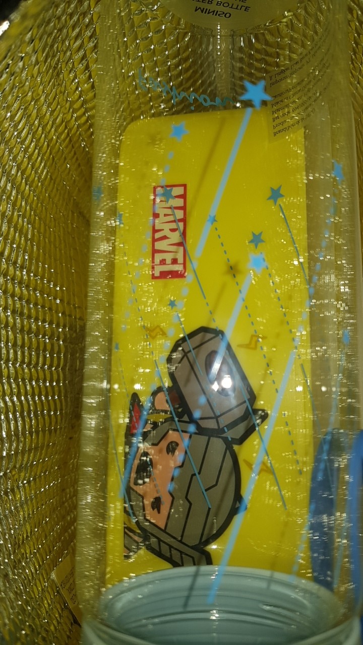 Miniso Marvel Kotak Makan Siang Penyimpanan Makanan Minum Lunch Box 400ml Alat Dapur Rumah Tangga