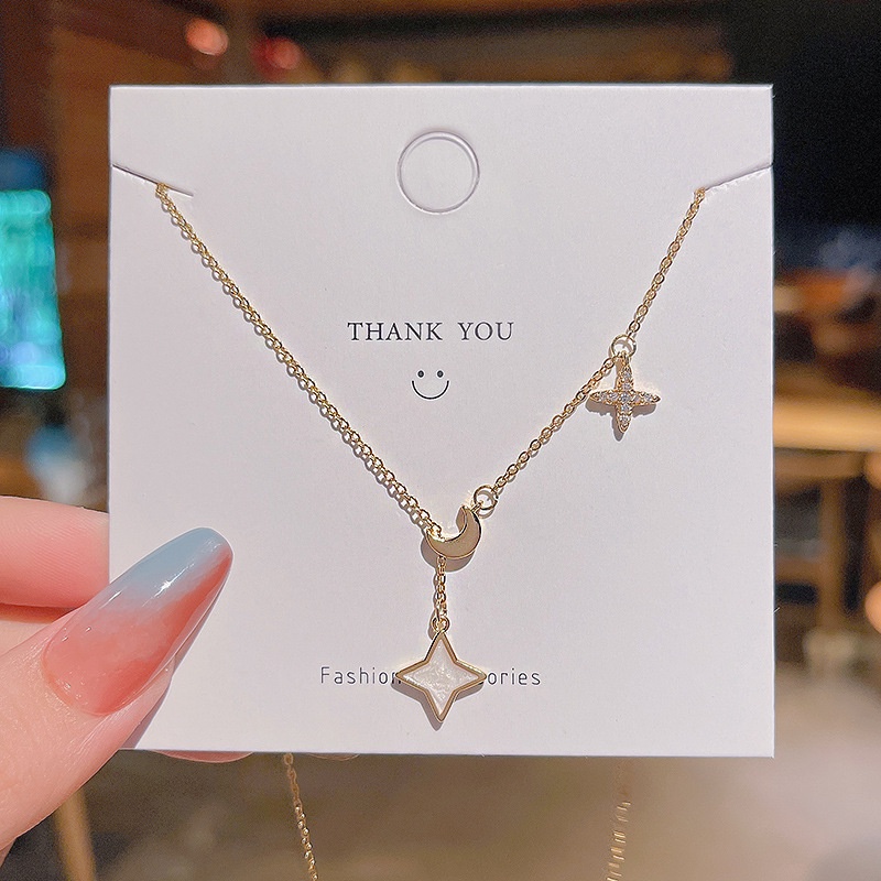 Kalung KL90 Stainless Steel / Titanium Made in Korea Premium Fashion Wanita Kalung unik Lucu Keren /Deluna/BS