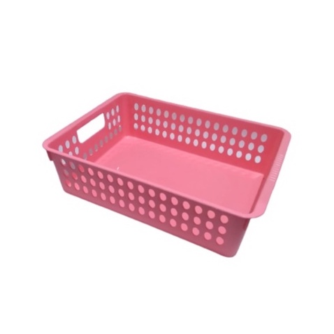 Keranjang Serbaguna Plastik KR01 Lebih Besar Storage Desk Box Tempat Kotak Penyimpanan Bumbu Dapur Aksesoris Baju Mini Food Grade Organizer Container Murah