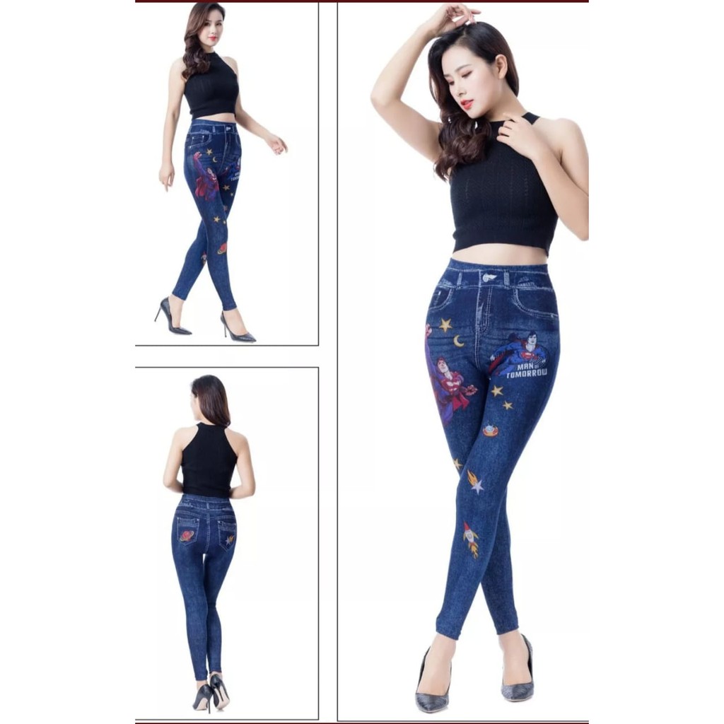 Legging jeans/Elastis/Melar