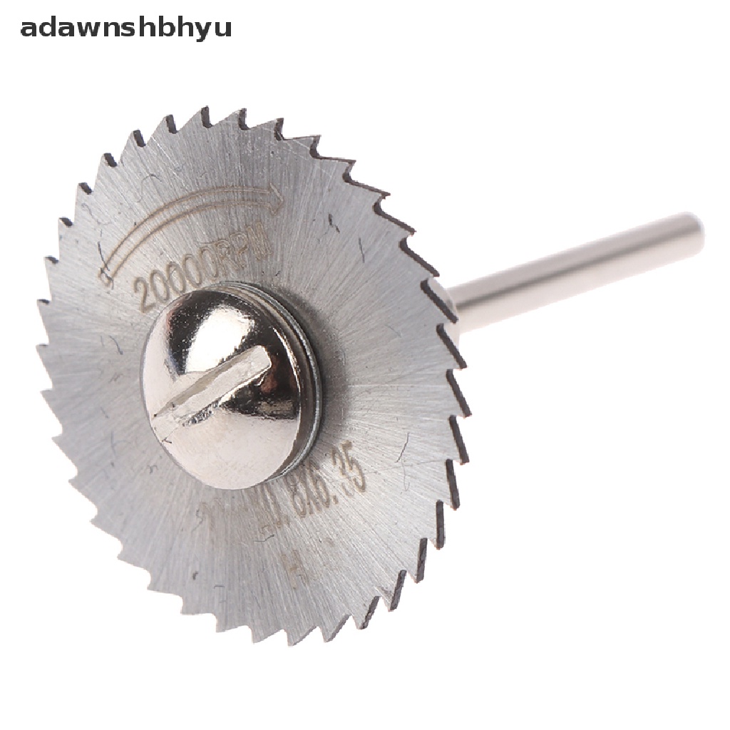 Adawnshbhyu 7Pcs Cutting Disc Mandrel HSS Rotary Circular Saw Blades Alat Cutoff Set