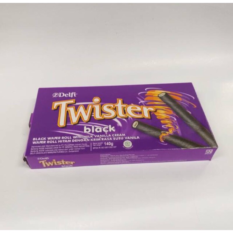 

Twister Black Vanila Wafer Roll 140gr