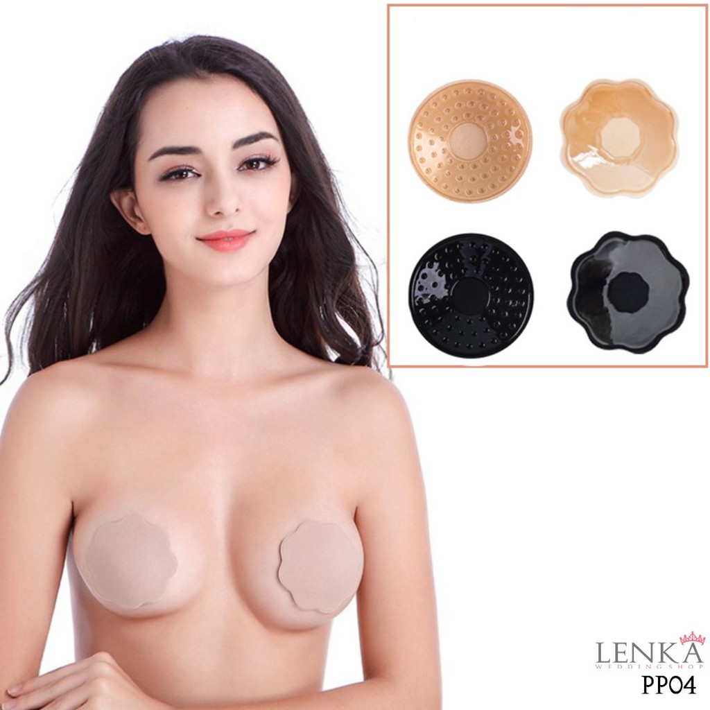 [SIAP KIRIM] PENUTUP PUTING WANITA PELINDUNG NIPPLE COVER PAD BRA SILIKON PP04