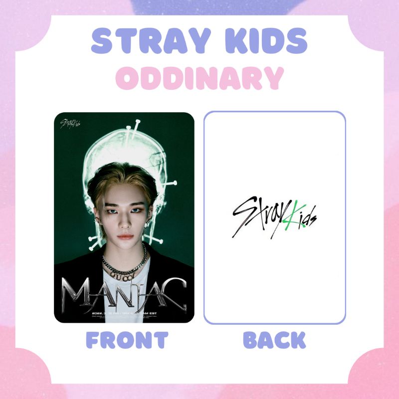 [STRAY KIDS] PHOTOCARD STRAY KIDS ODDINARY MANIAC ‼️ BACA DESKRIPSI ‼️