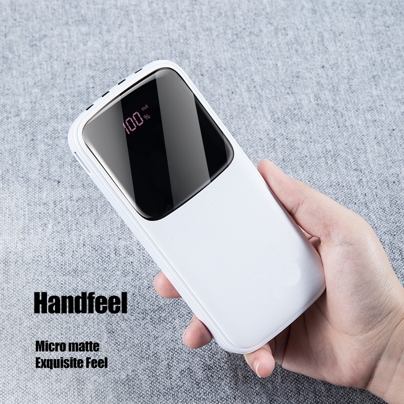 【COD】Viqoo Powerbank 10000mAh Fast 4 Output dan Full LED Display Portable V5 Fast Charging