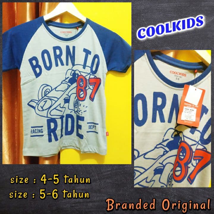 KAOS ANAK COOLKIDS ORIGINAL 100% MOTIF F1