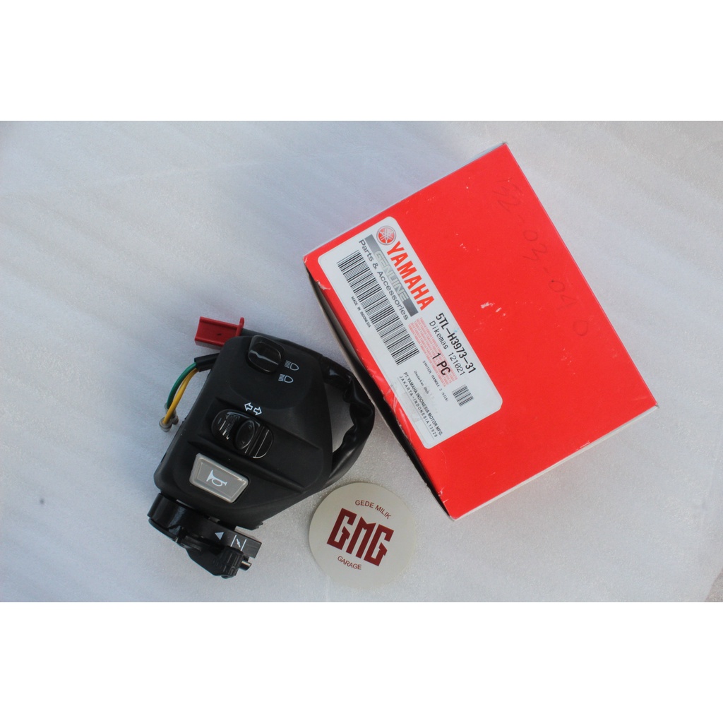 SAKLAR KIRI MAIN SWITCH HANDLE SEIN HOLDER LAMPU MIO LAMA OLD SPORTY SMILE GARNIS SOUL ORIGINAL