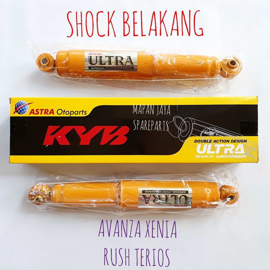 KYB SHOCK BELAKANG - AVANZA / XENIA / RUSH / TERIOS / GRANMAX (KAYABA ULTRA)